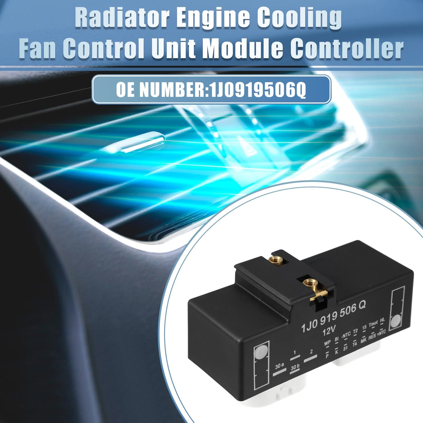 Radiator Fan Control Module Replacement for Volkswagen Golf Mk4 (1997–2006)