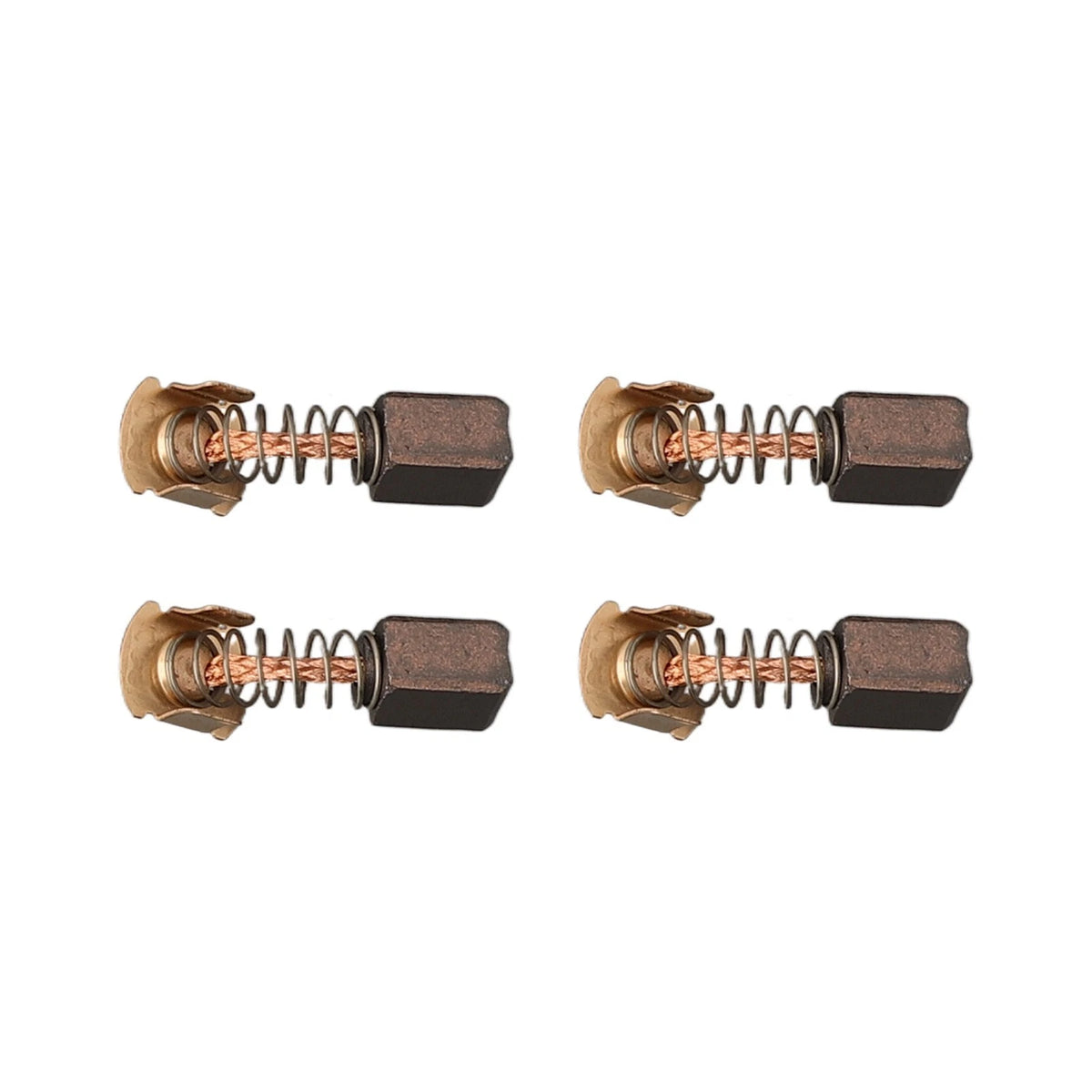 Set of 4 Carbon Motor Brushes for Electric Tools 10x7x7mm
