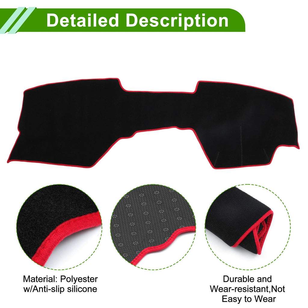 Dashboard Dash Cover Mat for Mazda3 BP (2019–2024) with Sticker 1 Set