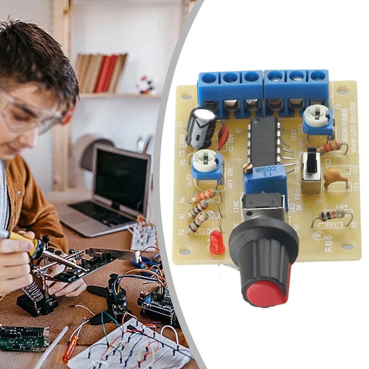 Function Signal Generator Board DIY with ICL8038 IC