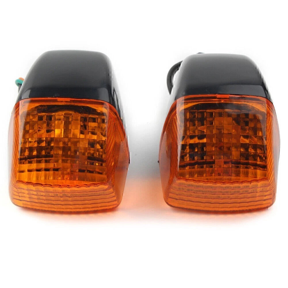 2X LED Indicator Lamp Yellow Lens for Honda CBR250RR MC22 (1990–1999)