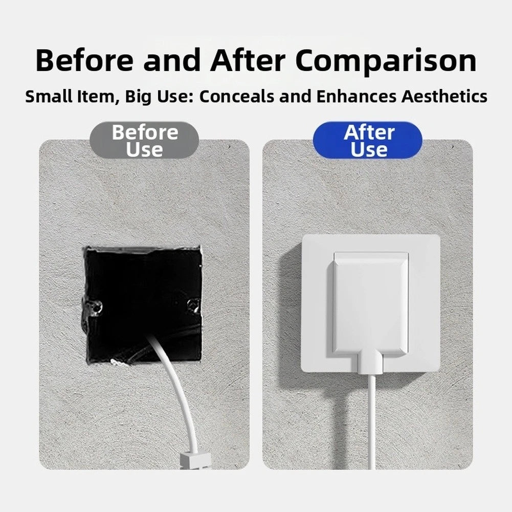 Blank Cover Plate for Concealed Wall Socket (86x86mm)