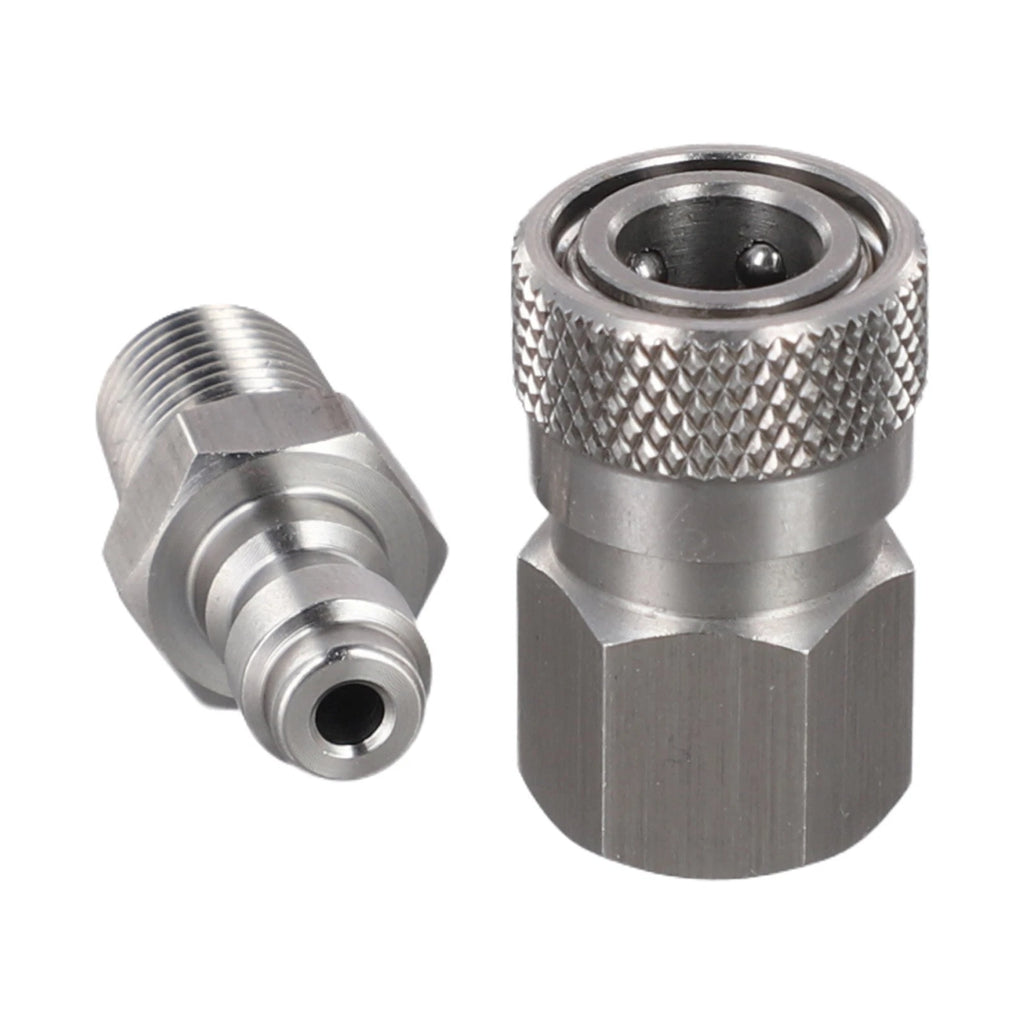 Quick Disconnect Connector Set in Stainless Steel for