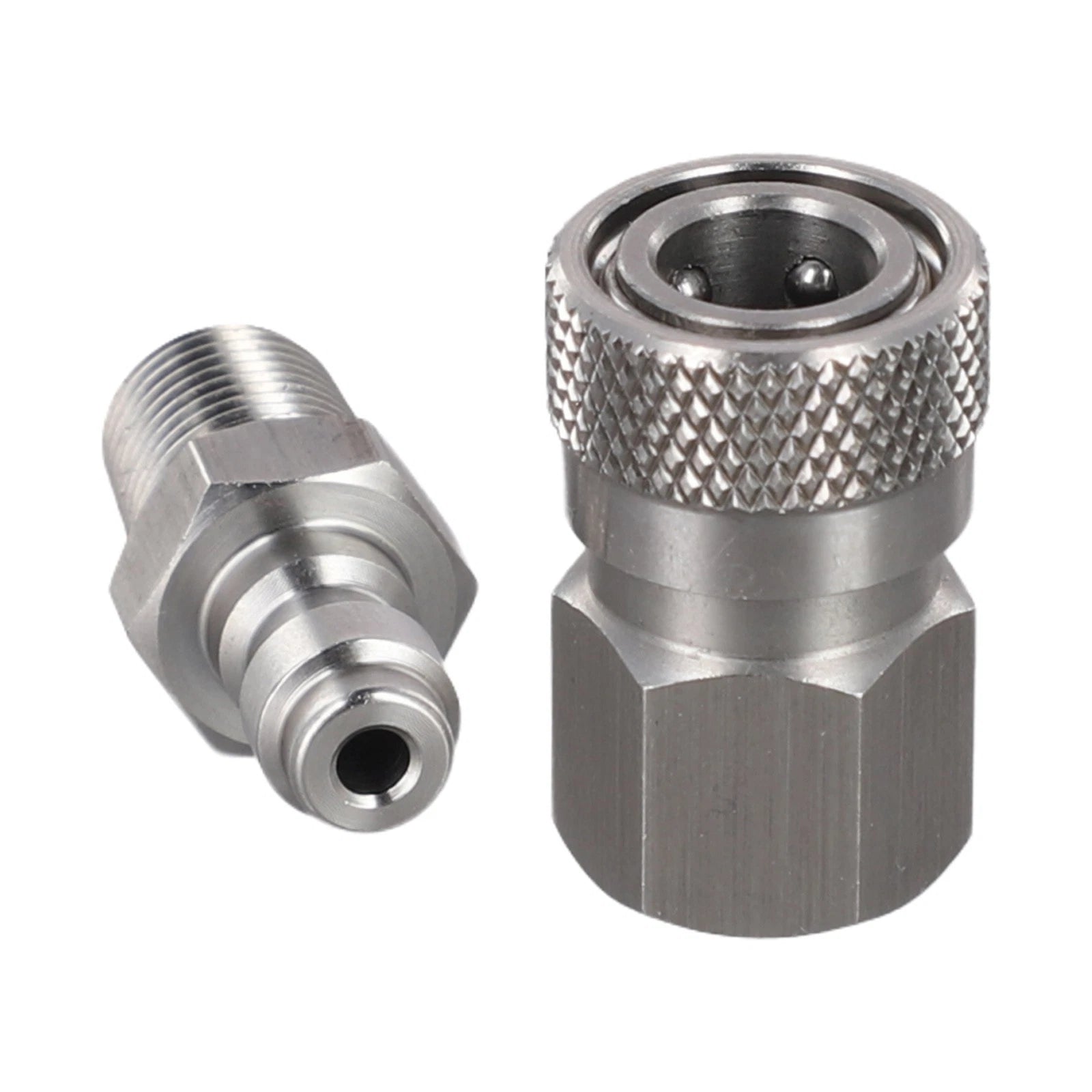 Quick Disconnect Connector Set in Stainless Steel for