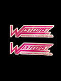 Westcoast Stickers for Kawasaki Jet Ski 440 550 650 750 (Vintage Pink)