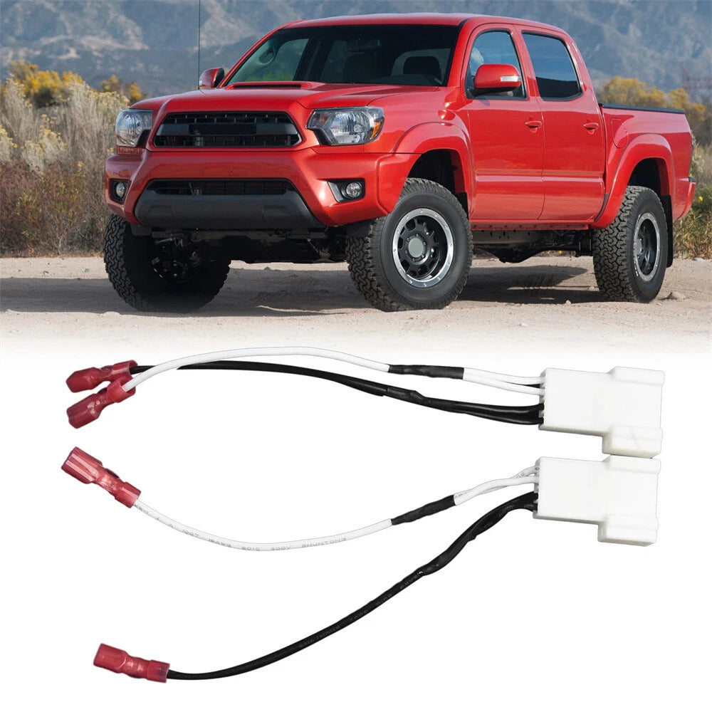 2X 4Pin Speaker Component Dash Wire Harness Cable for Toyota Tacoma (2016–2020)