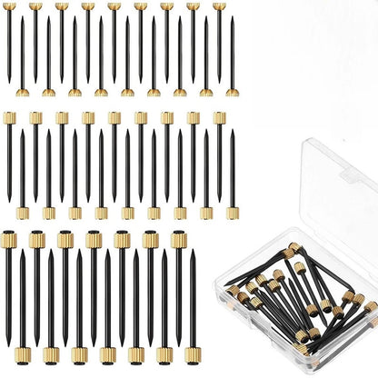 2 Sizes Square Brass Cap Nails Kit for Picture Frames