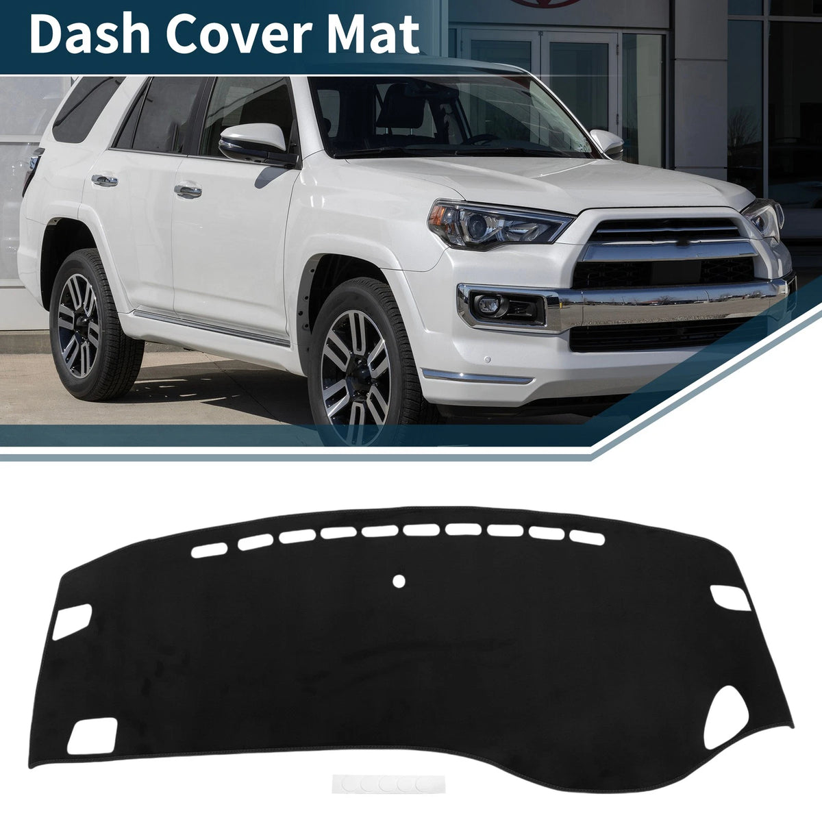 Dashboard Cover Mat for Honda Odyssey RC1 RC2 (2018–2022) Black