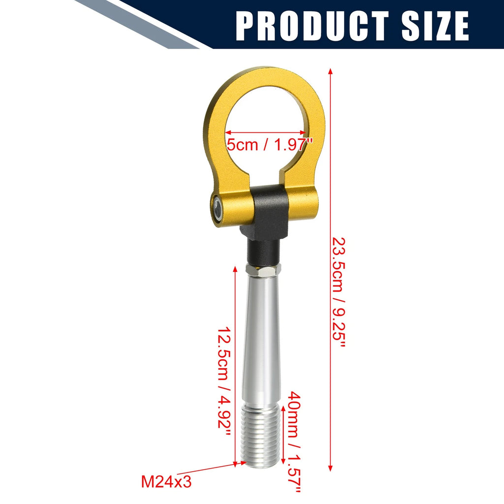 Front Bumper Tow Hook Eye Ring Screw for Nissan GTR (2009–2015)