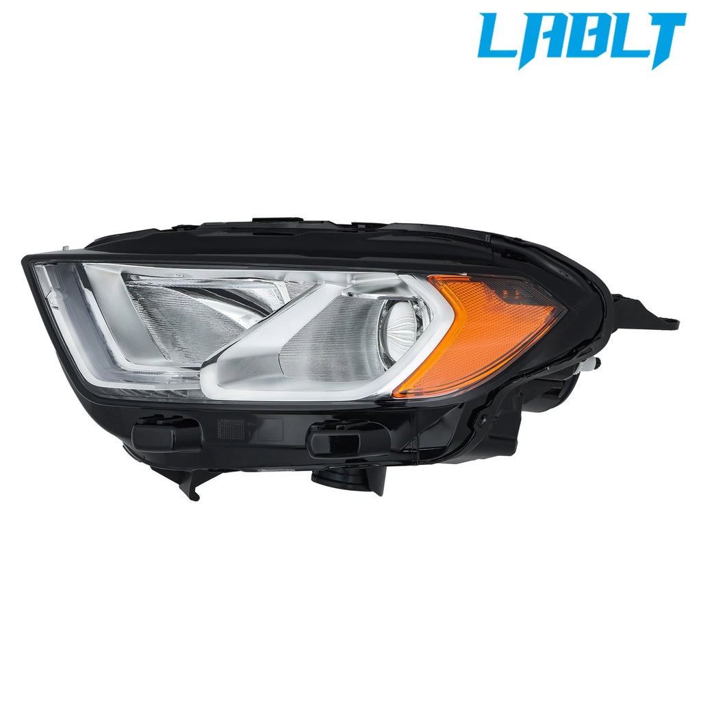 Headlight Assembly Left Halogen LED DRL Chrome for Ford EcoSport (2018–2023)