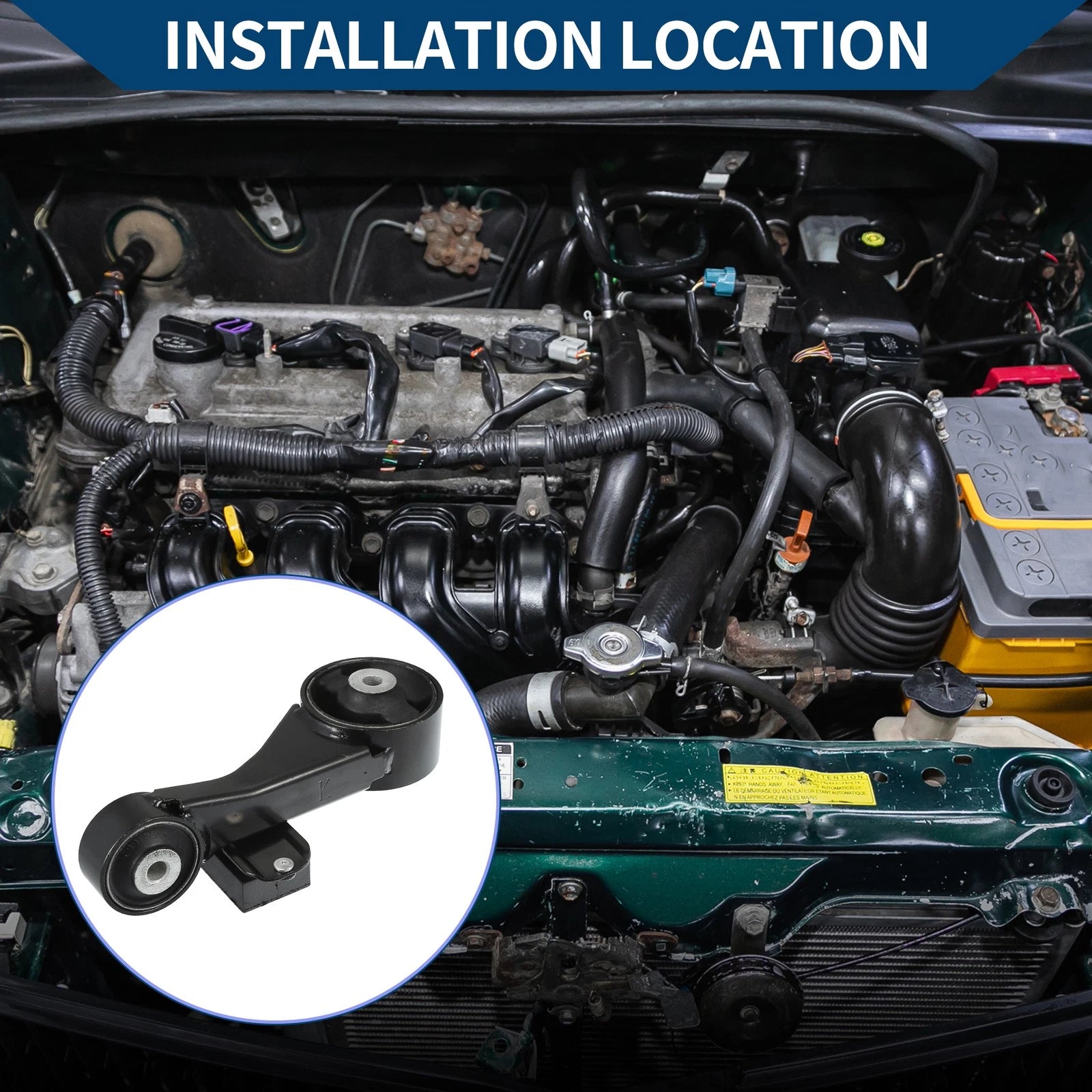 Engine Motor Mount Right Replacement for Toyota Camry 2.5L (2010–2015)