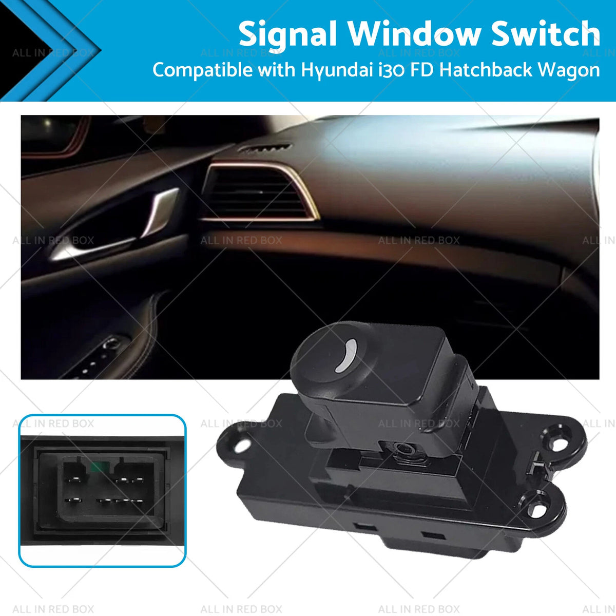 Rear Door Window Switch for Hyundai I30 FD (2007–2012)