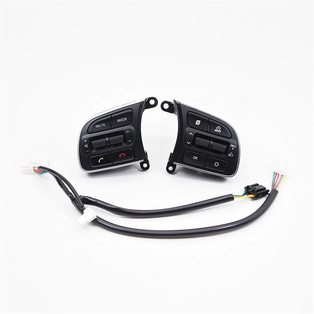 Steering Wheel Control Switch Button Left+Right W/ Wire Harness For Kia Sportage