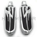 Chrome Flash Lightning FootPeg for Victory King Pin (Rear)
