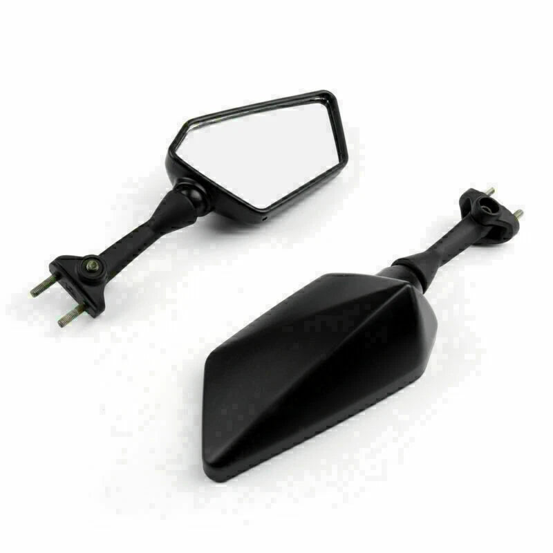 Set of 2 Black Rear View Mirrors for Kawasaki Ninja 250R EX250 (2008–2013) T9