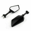 Set of 2 Black Rear View Mirrors for Kawasaki Ninja 250R EX250 (2008–2013) T9