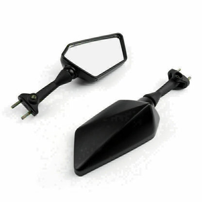 Set of 2 Black Rear View Mirrors for Kawasaki Ninja 250R EX250 (2008–2013) T9