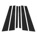 Door Pillar Window Trim Set Black for BMW 7-Series (1995–2001)