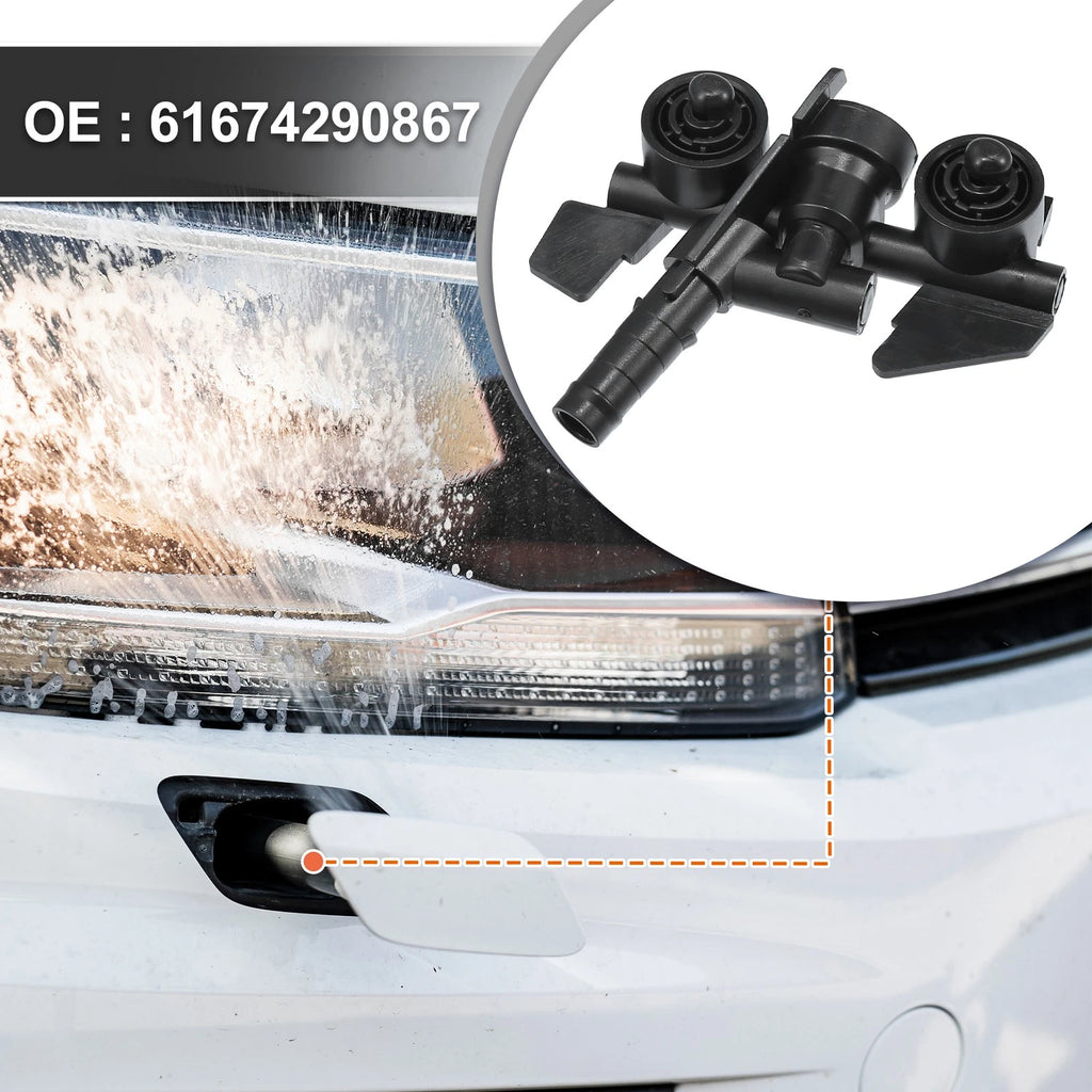 Front Left Headlight Washer Nozzle Replacement for BMW M3 (2001–2006)