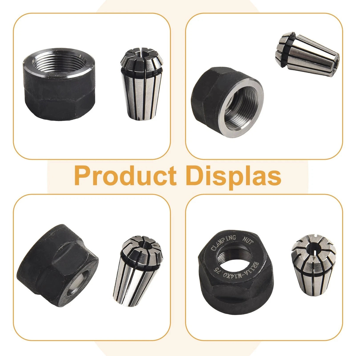 ER11 Chuck Collets Clamping Nuts for Lathe Machine