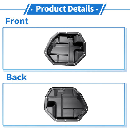 1 Pc Engine Oil Pan for Nissan Cube (2009–2014) No.11110EN210 Iron Black