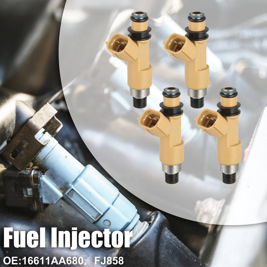 4Pcs Fuel Injector Nozzle Replacement for Subaru Forester Impreza (2005–2010)