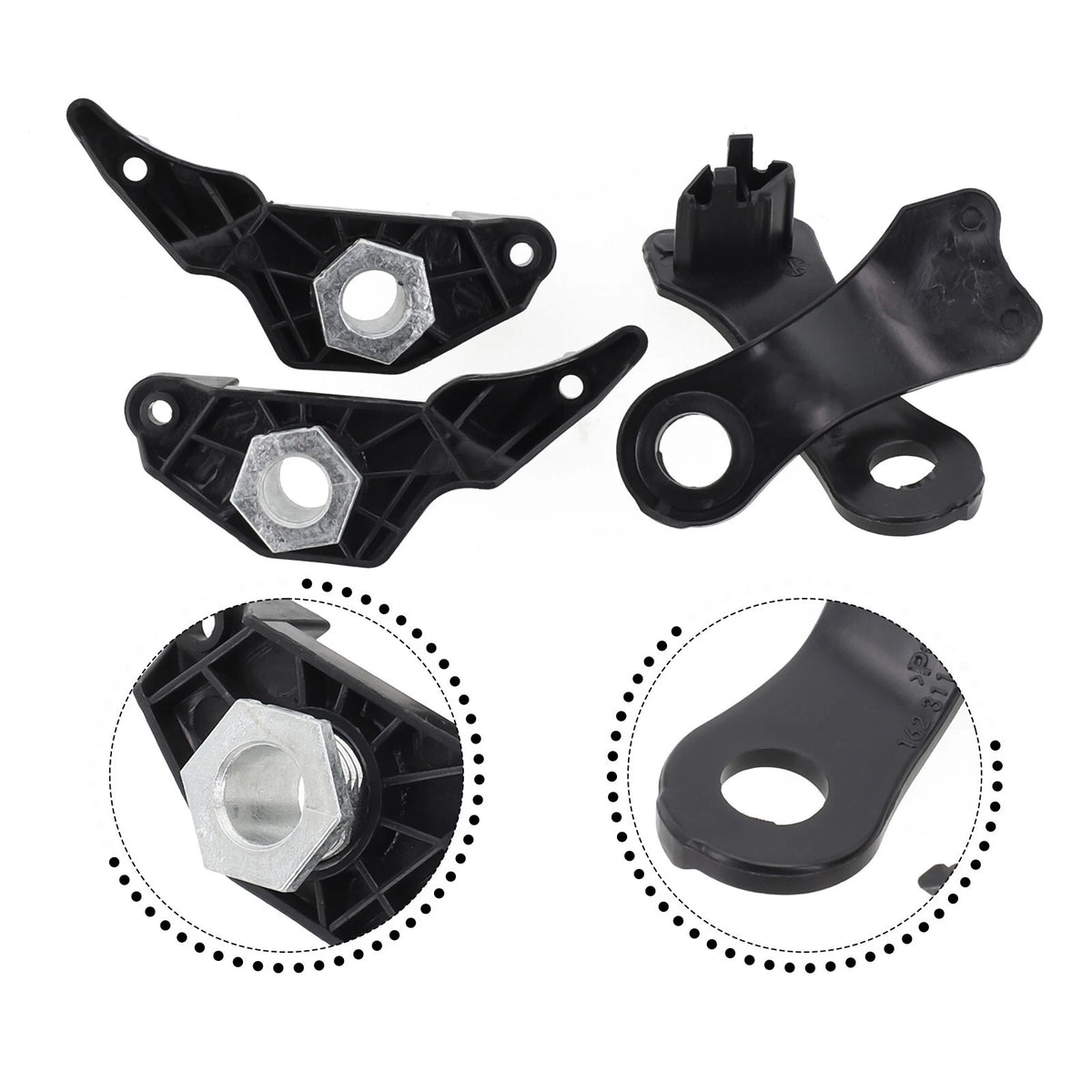 Headlamp Mounting Bracket Repair Kit for BMW E60 E61 525i 530i 540i 545i 550i (2006–2010)