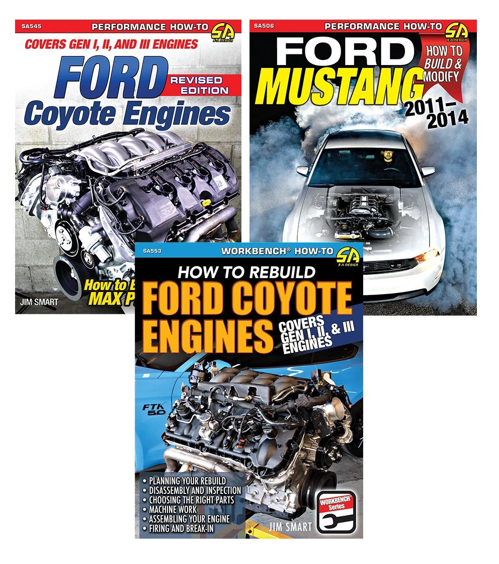 Set of 3 Ford Coyote Engine Performance Books