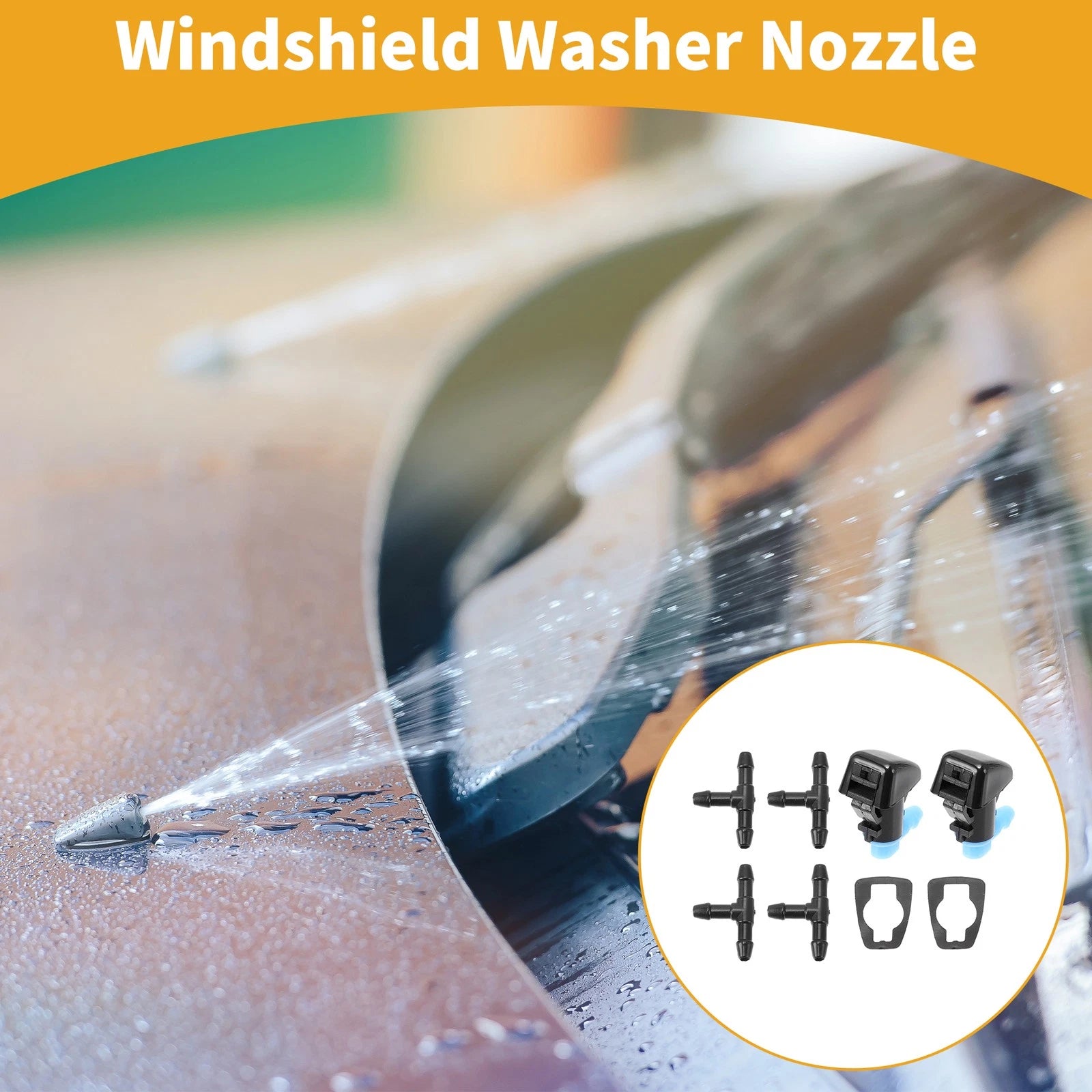 Windshield Washer Nozzle Kit for Dodge Nitro (2007–2011)