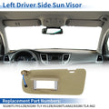 Left Side Sun Visor Replacement for Honda CR-V 2017-2022 Beige Beige