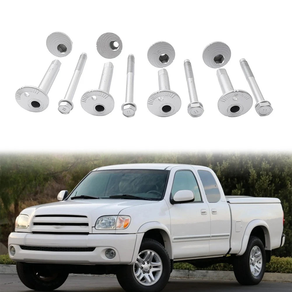 4X Front Lower Control Arm Adjust Bolt Kit for Toyota Tundra Sequoia (2000–2007)