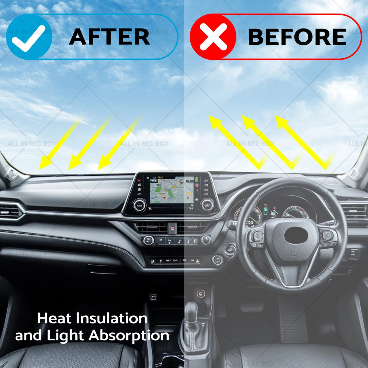 Non-Slip Dash Mat for Toyota RAV4 (2013–2018)
