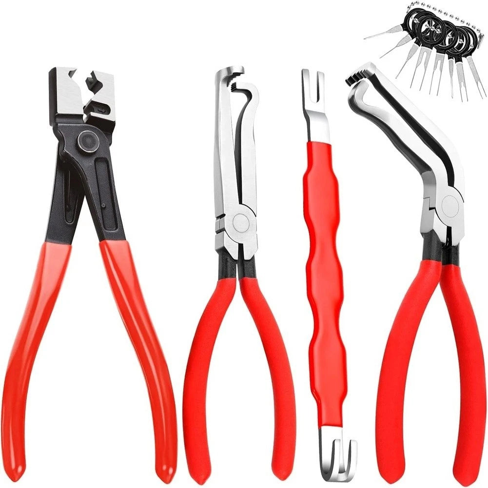4 Piece Electrical Disconnect Pliers Set for Automotive