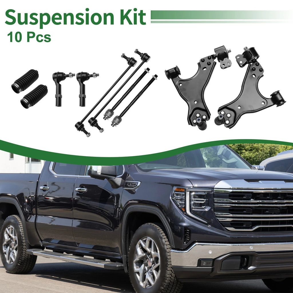 10pcs Front Suspension Control Arm Kit for Chevrolet Traverse (2009–2017)