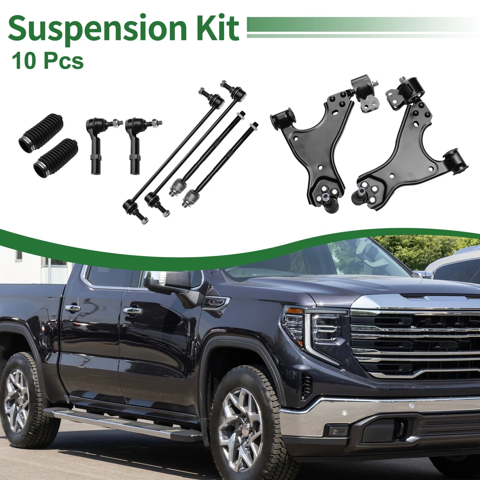 10pcs Front Suspension Control Arm Kit for Chevrolet Traverse (2009–2017)