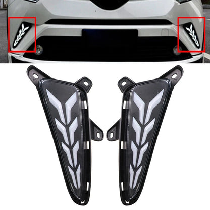 DRL LED Daytime Running Fog Lights for Toyota CHR (2018–2019)