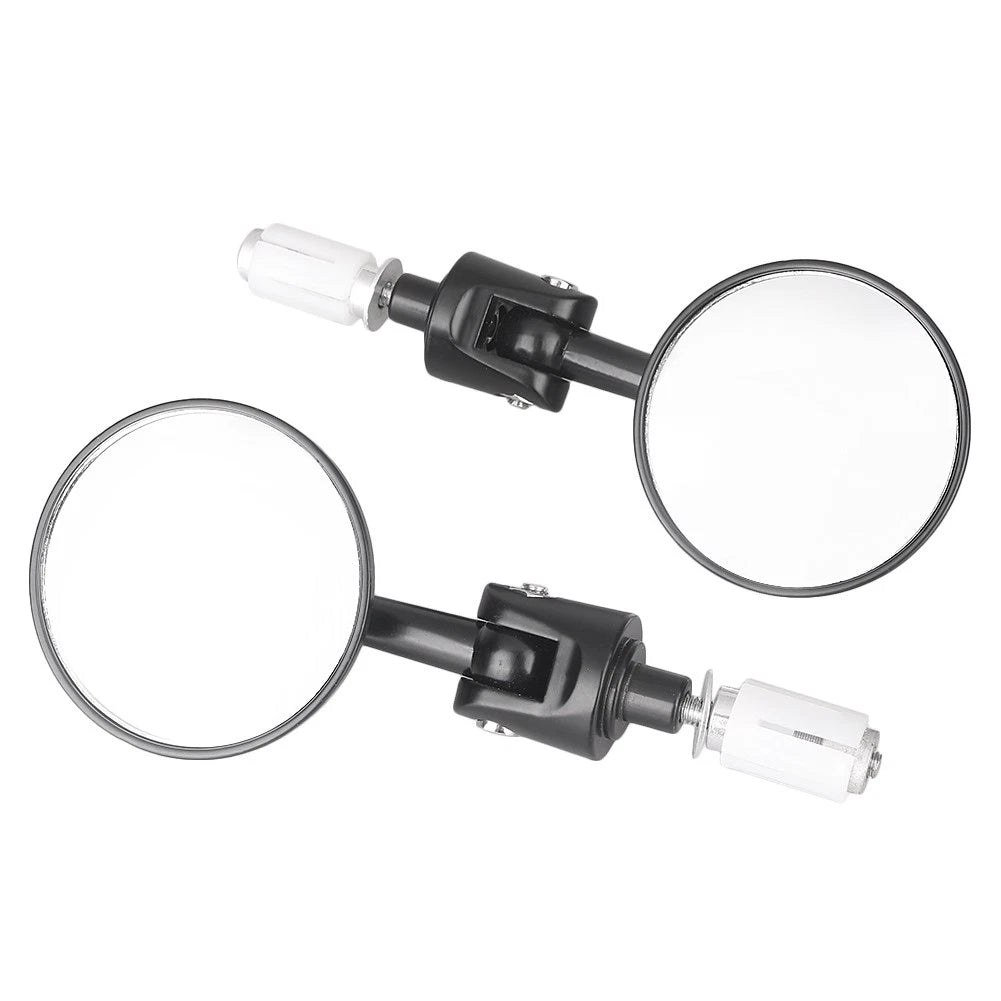 7/8'' Round Rear View Handlebar Mirrors for Honda Suzuki Kawasaki (Universal)