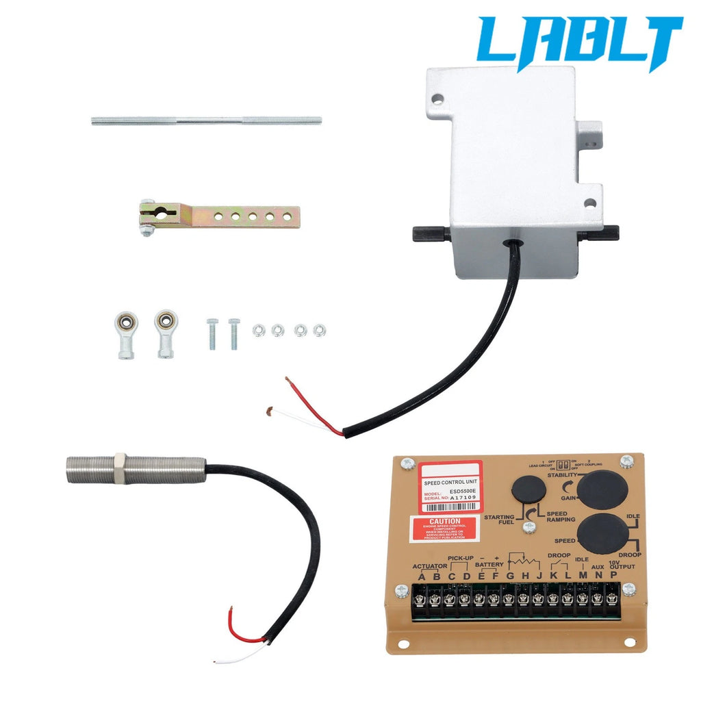 Governor Actuator Speed Control for LABLT ESD5500E + ADC120-12V + MSP675