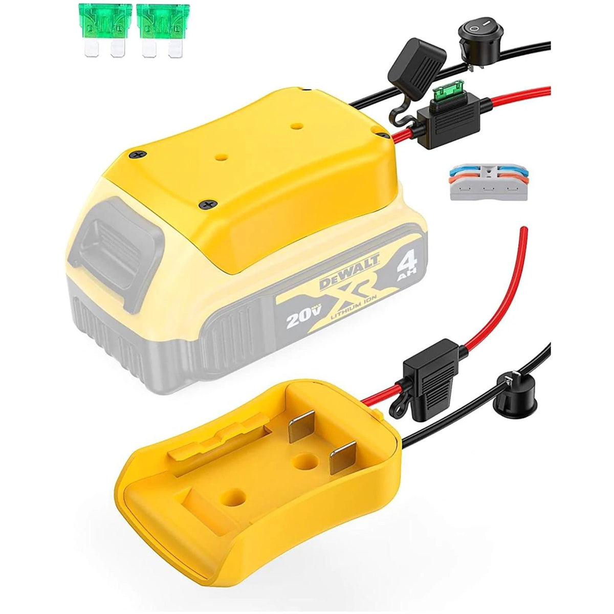 Power Wheels Battery Adapter for Power Wheels/Rc Toys/Robotics DIY