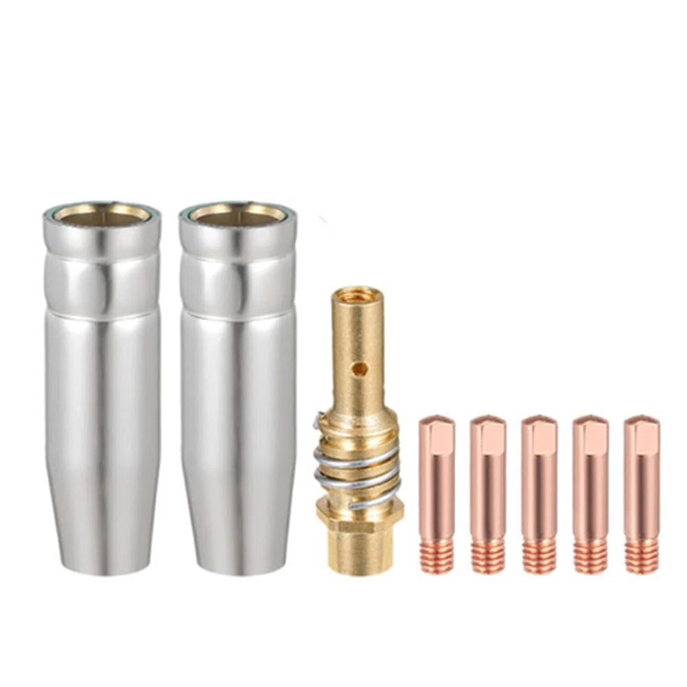 8PCS MIG Welding Accessory Kit with Copper Contact Tips M6
