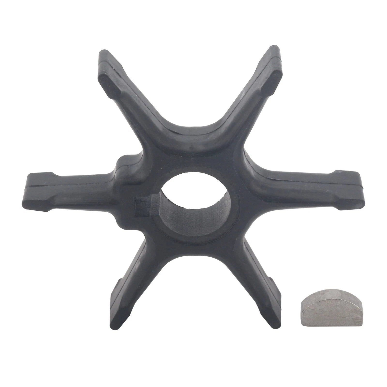 Water Pump Impeller & Key for Suzuki 9.9 16 25 HP (2-Stroke) (17461-93001)