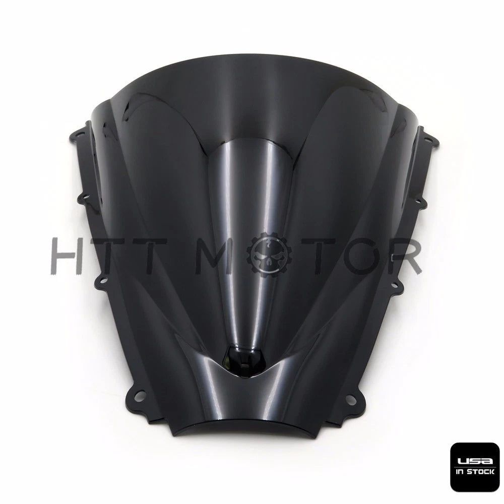 Double Bubble Windshield for Triumph Daytona 675 (2006–2008) Black