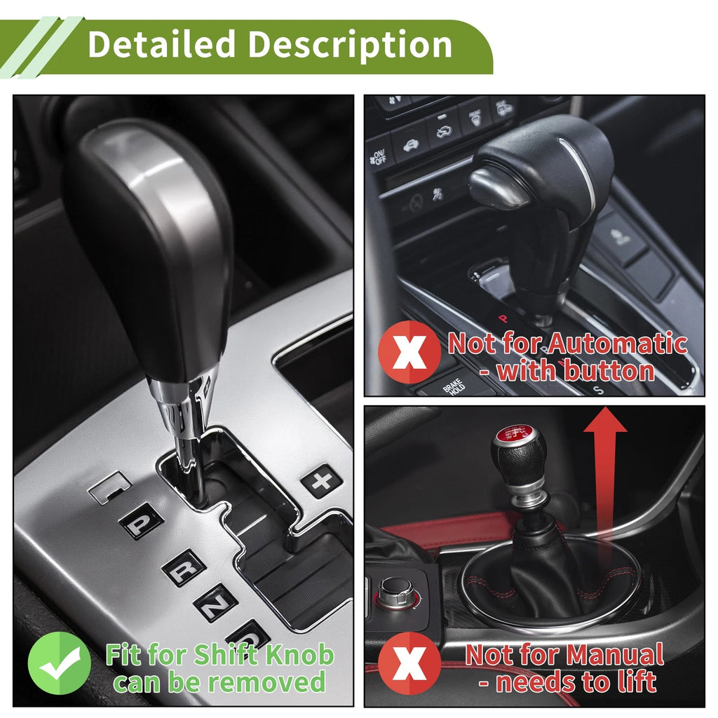 Shift Knob with 3 Adapters for Universal Vehicles (Automatic & Manual)