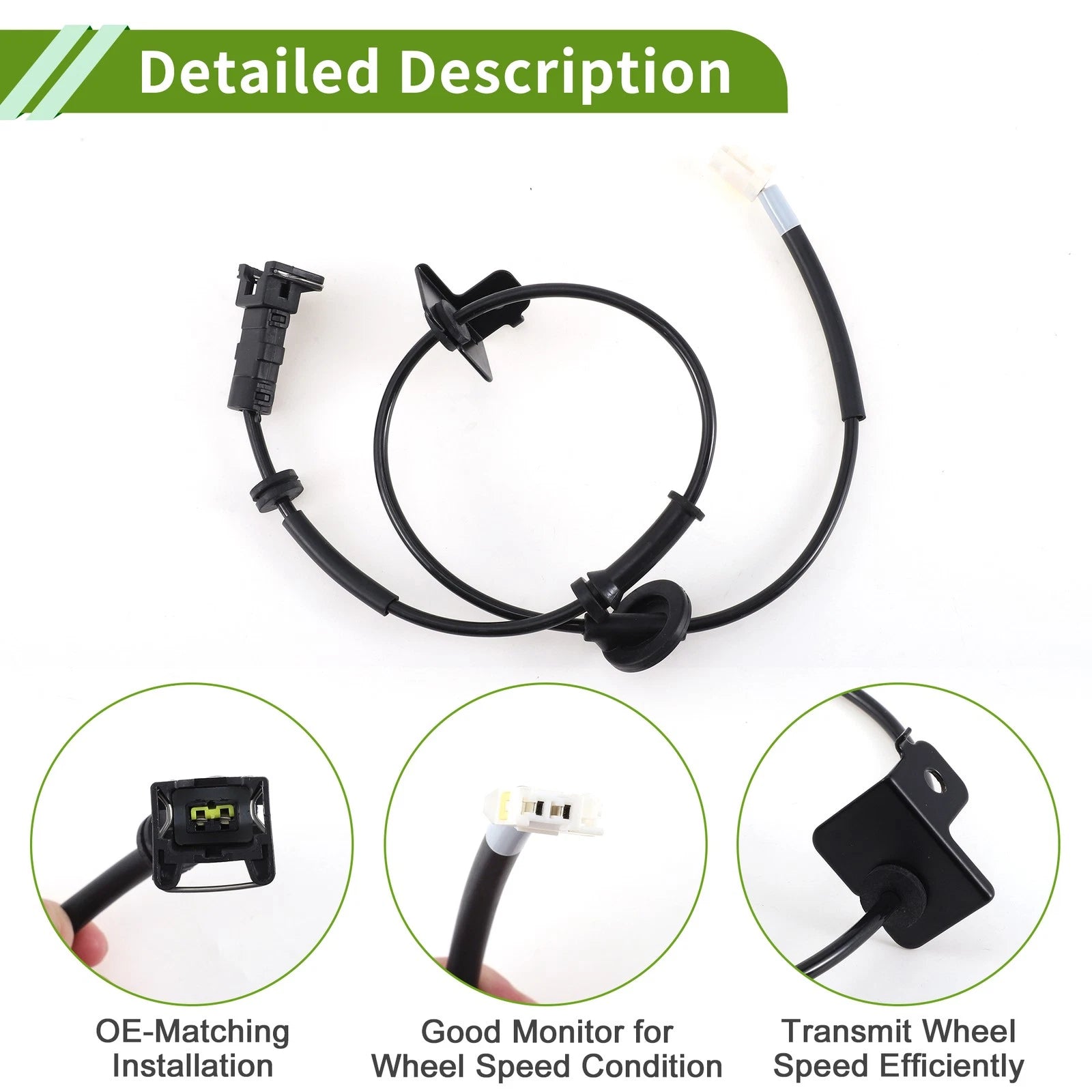 ABS Wheel Speed Sensor No. 9192007100 for Kia Picanto (2004–2015)