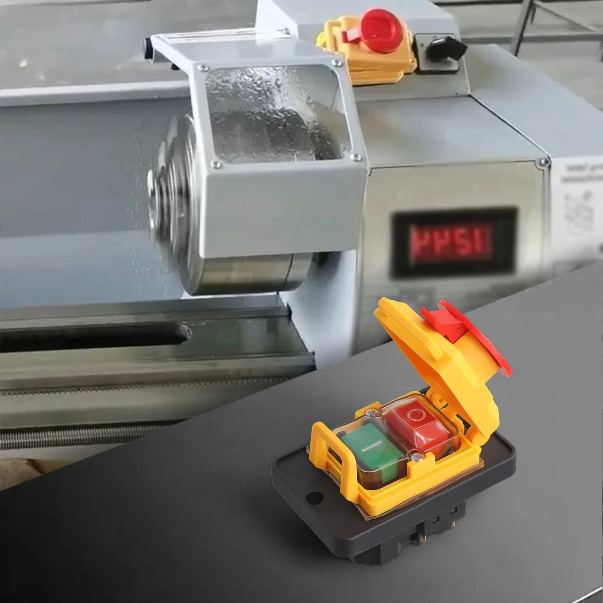 Magnetic Pushbutton Switch for KJD18 (Safe Operation in Wet Conditions)