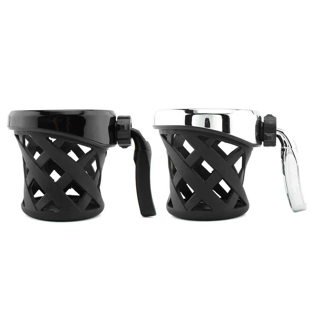 Cup Holder for Universal Motorcycle with Mesh Basket Mount