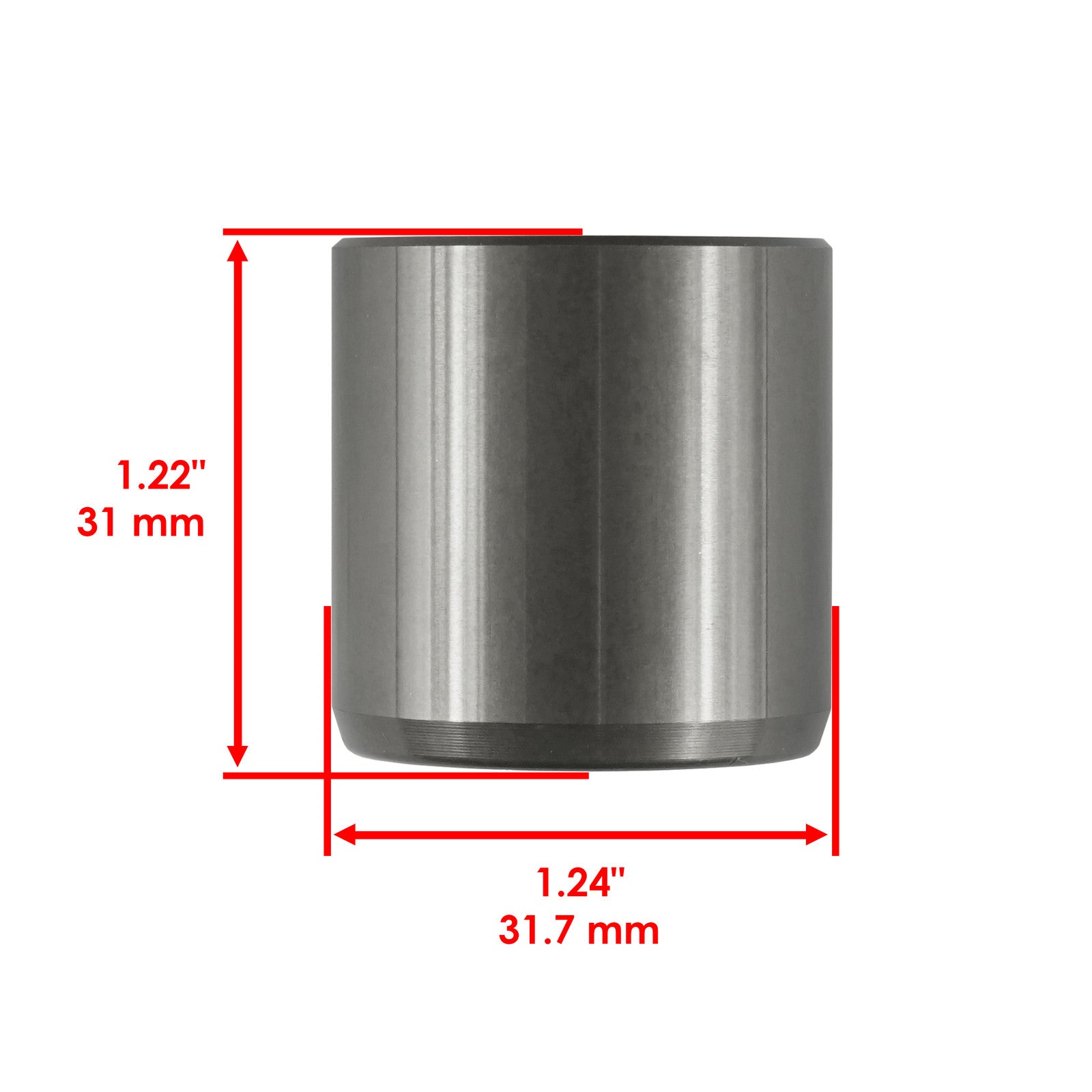 Rear Brake Caliper Piston with Seals Replacement for Polaris Ranger ETX (2015–2017)