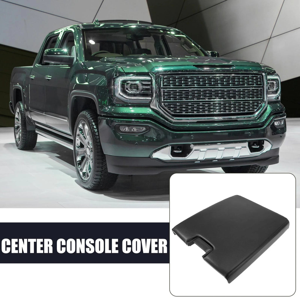 Car Center Console Cover Black Replacement for Chevrolet Silverado 1500 (2007–2013)