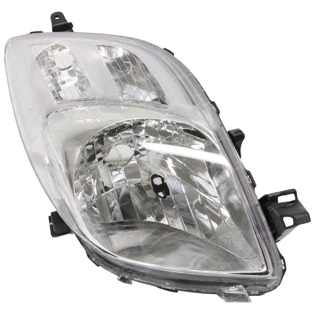 RH Clear Chrome Headlight for Toyota Yaris (2005–2008)