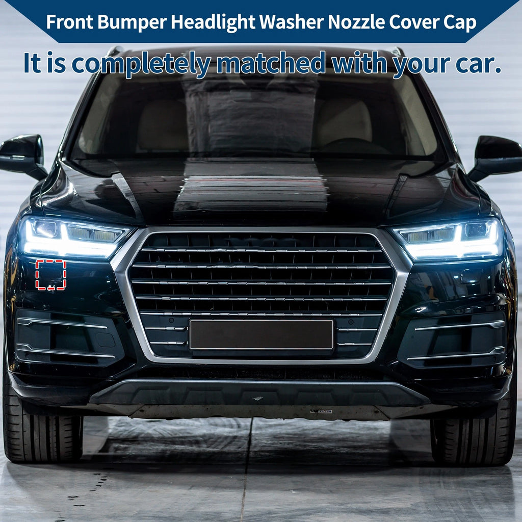 Front Right Washer Nozzle Cover Cap for Audi Q7 (2016–2021) Gray